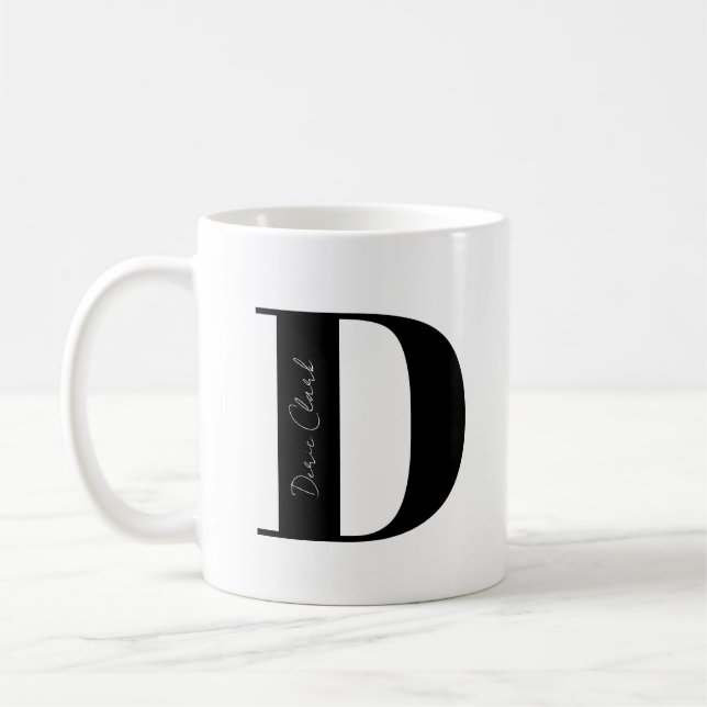 Personalisieren Sie den Anfang mit D Kaffeetasse (Links)