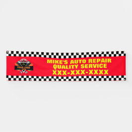 Personalisieren Sie den Auto-Reparaturshop mit Ihr Banner