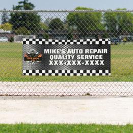 Personalisieren Sie den Auto-Reparaturshop mit Ihr Banner