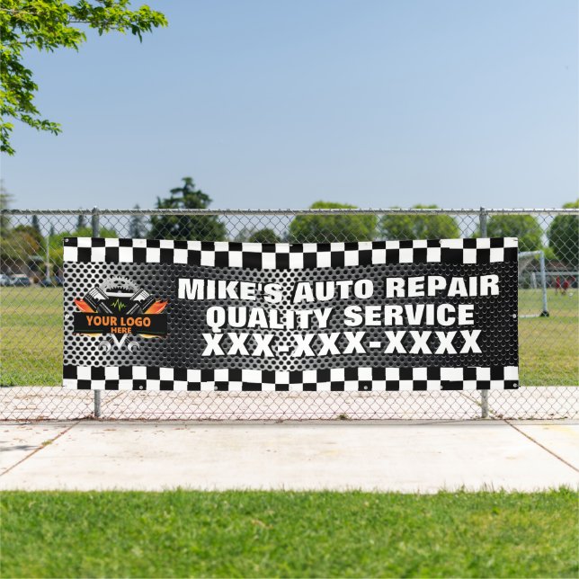 Personalisieren Sie den Auto-Reparaturshop mit Ihr Banner (InSitu)