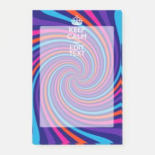 Personalisieren Sie den Behalten Beruhigungstext a Post-it Klebezettel