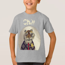 Personalisieren Sie den Fun Chill Tiger T - Shirt