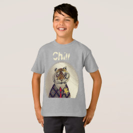 Personalisieren Sie den Fun Chill Tiger T - Shirt