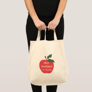Personalisieren Sie den Geschenkappell für Lehrer Tragetasche