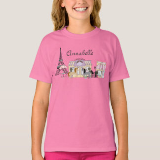 Personalisieren Sie den Hübschen Ponies Paris Reit T-Shirt