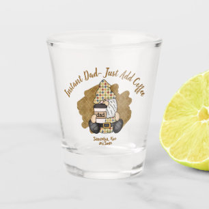Personalisieren Sie den Kaffee Lover Vater VINTA Schnapsglas