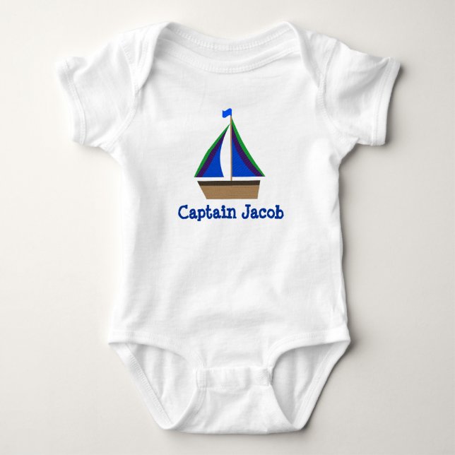 Personalisieren Sie den Namen des Babys, den Karos Baby Strampler (Vorderseite)