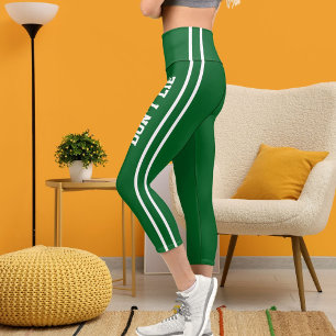 Personalisieren Sie den Namen für die Mama der wei Capri Leggings