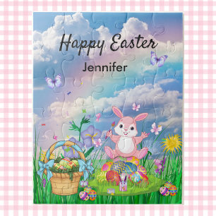 Personalisieren Sie den Namen Happy Oaster Bunny