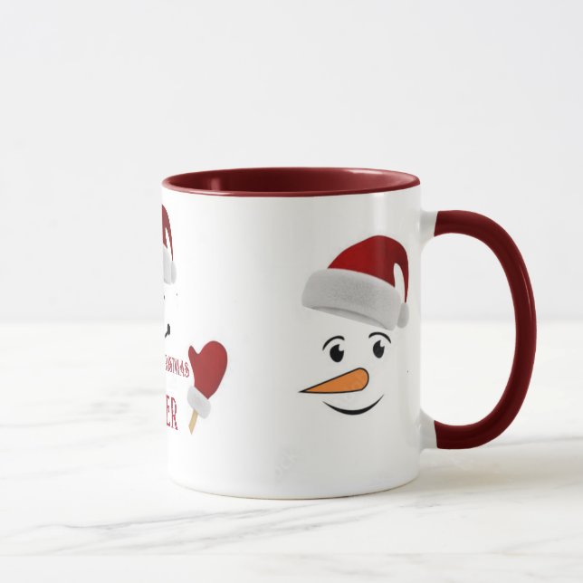 Personalisieren Sie den Namen Ihrer Kinder! Schoko Tasse (Rechts)
