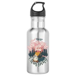 Personalisieren Sie den Namen niedliche ästhetisch Edelstahlflasche