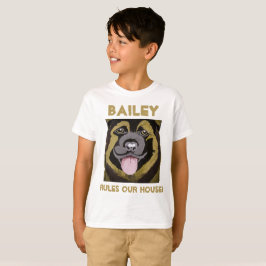 Personalisieren Sie den Namen und Foto-T - Shirt d