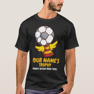 Personalisieren Sie den T - Shirt der Fußballtroph