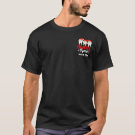 Personalisieren Sie Dental Office Clinic Weihnacht T-Shirt