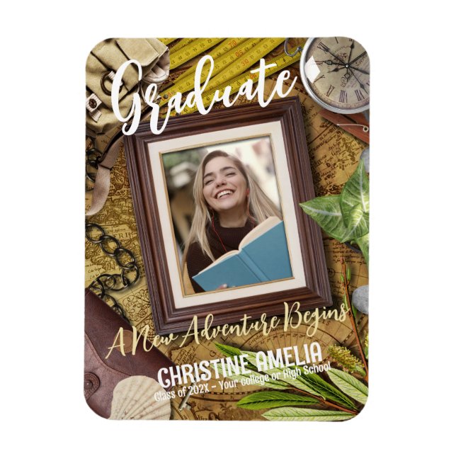 Personalisieren Sie die Ankündigung Vintager Abent Magnet (Vertikal)