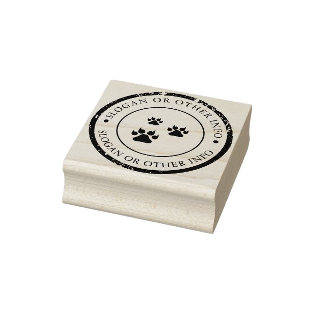 Personalisieren Sie die Aufdrucke eines Tierpaw-Gu Gummistempel (Stempel)