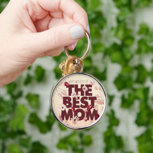 Personalisieren Sie die beste Mama   Muttertag Schlüsselanhänger