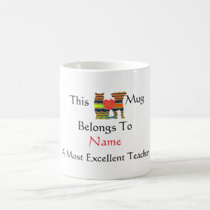 Personalisieren Sie die besten LehrerInnen Kaffeetasse