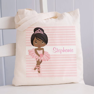 Personalisieren Sie die Black Ballerina zwei Side  Tragetasche