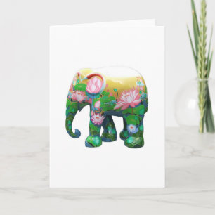 Personalisieren Sie die Blume von Animal Safari Ju Karte