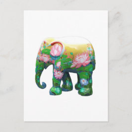 Personalisieren Sie die Blume von Animal Safari Ju Postkarte