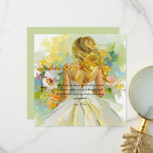 Personalisieren Sie die Bridal Shower Dankeschön Dankeskarte