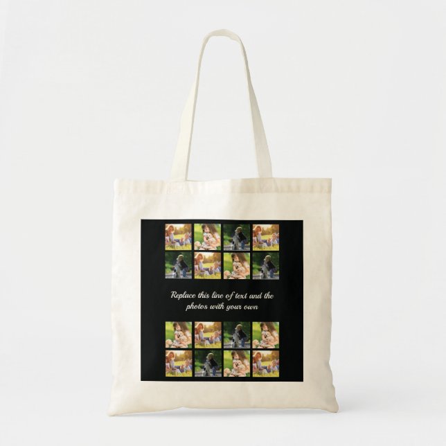 Personalisieren Sie die Collage und den Tasche mit (Vorne)