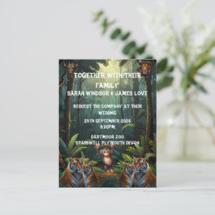 Personalisieren Sie die Einladung von Wedding Zoo
