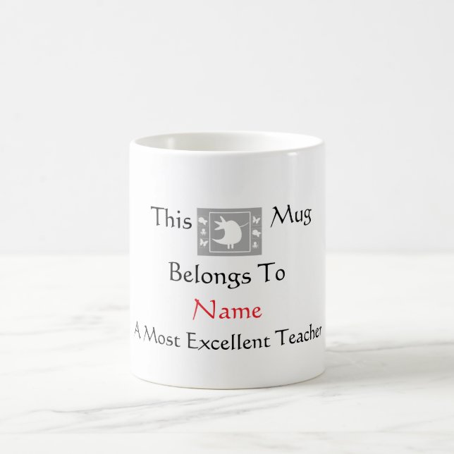 Personalisieren Sie die exzellentesten Lehrer Twee Kaffeetasse (Mittel)