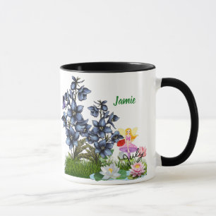 Personalisieren Sie die Geburtsstunde im Juli Blum Tasse