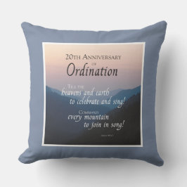 Personalisieren Sie die Glückwunsch der Ordination Kissen
