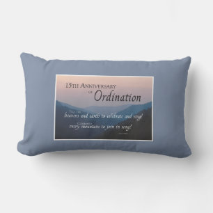 Personalisieren Sie die Glückwunsch der Ordination Lendenkissen