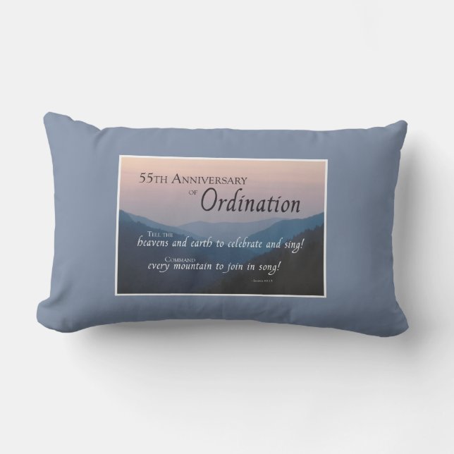 Personalisieren Sie die Glückwunsch der Ordination Lendenkissen (Vorderseite)