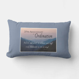 Personalisieren Sie die Glückwunsch der Ordination Lendenkissen