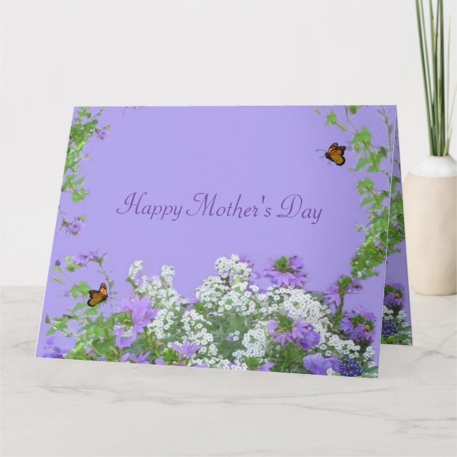 Personalisieren Sie die große "Happy Mother Day 3" Karte (Vorderseite)