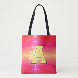 Personalisieren Sie die Initial On Front and Back Tasche