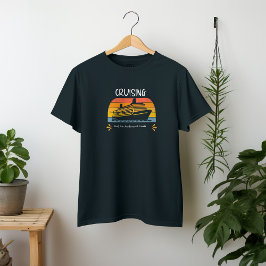 Personalisieren Sie die Kids Black Cruise Ship Fam T-Shirt