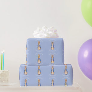 Personalisieren Sie die klassische blaue Jacke für Geschenkpapier
