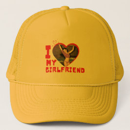 Personalisieren Sie die Liebe meiner Freundin Truckerkappe
