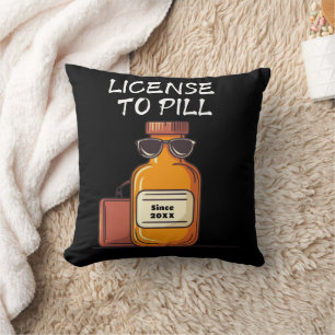 Personalisieren Sie die Lizenz für Pille Pharmaz Kissen