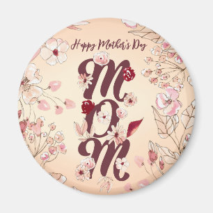 Personalisieren Sie die Mama des glücklichen Mutte Magnet