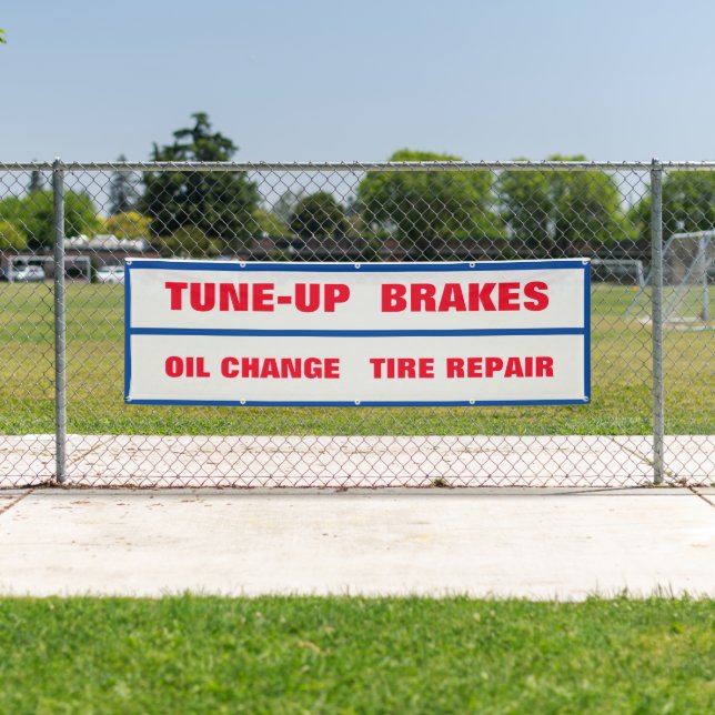 Personalisieren Sie die Reparatur des Auto im groß Banner (Insitu)