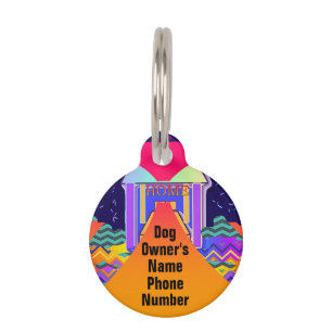 Personalisieren Sie die Rufnummer des Eigentümers Haustiermarke