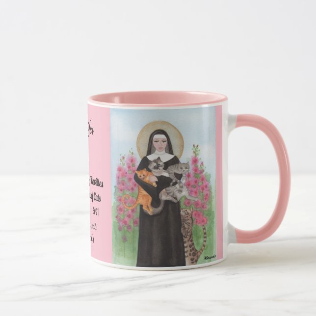 Personalisieren Sie die Schirmherrschaft der Katze Tasse (Rechts)