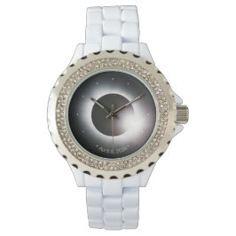 Personalisieren Sie die Solarzellen 2024 Frauen Armbanduhr
