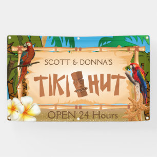 Personalisieren Sie die Tiki Hütte im Paradies De Banner