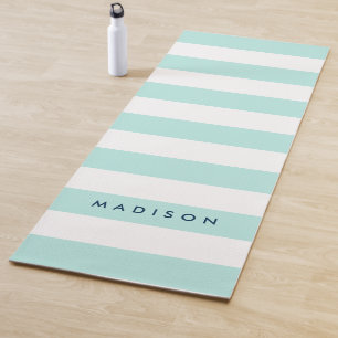 Personalisieren Sie die Vorzahn- und Weißstreifen Yogamatte