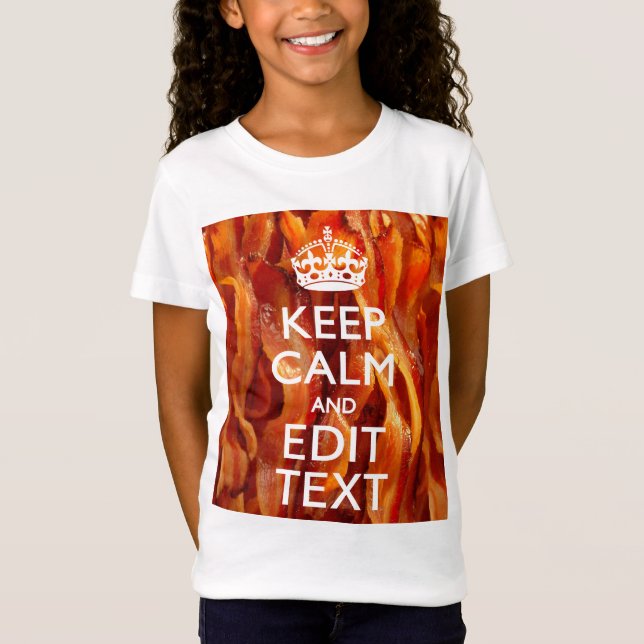 Personalisieren Sie dies mit Behalten Ruhe und Ska T-Shirt (Vorderseite)