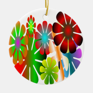 Personalisieren Sie diese Blume Power Ornament