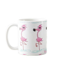 Personalisieren Sie diese Fun Flamingo Tasse
